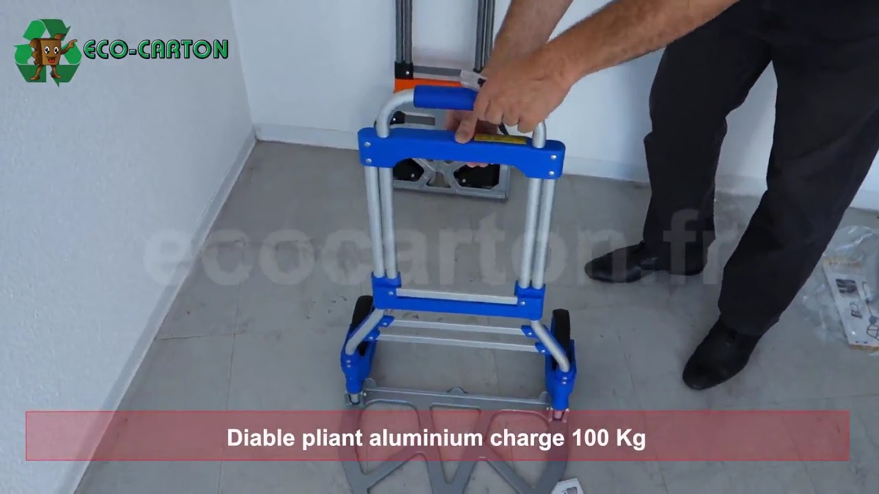 Diable pliant en aluminium charge 100 Kg 