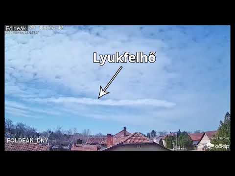 Lyukas felhő a Dél-Alföld fölött, 2021.03.23.