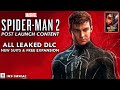 Marvels spiderman 2 ps5 new update  huge info all dlc leaked new suits free story expansion