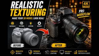 🔥 Realistic Camera Rendering in Blender | From Clay Model to Photorealistic Render