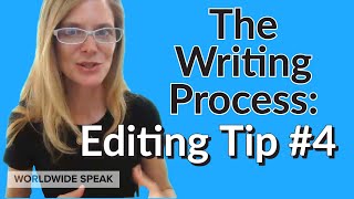 The Writing Process | Editing Tip #4 | Write Better In English
