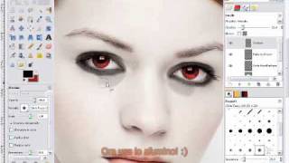 Come fare un vampiro con GIMP in soli 5 minuti! =] screenshot 3