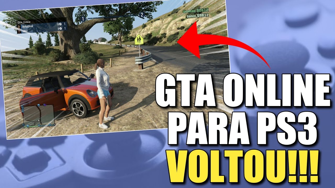 GTA ONLINE CONTINUA VIVO NO PS3!  ROCKSTAR VOLTOU ATRÁS?! 