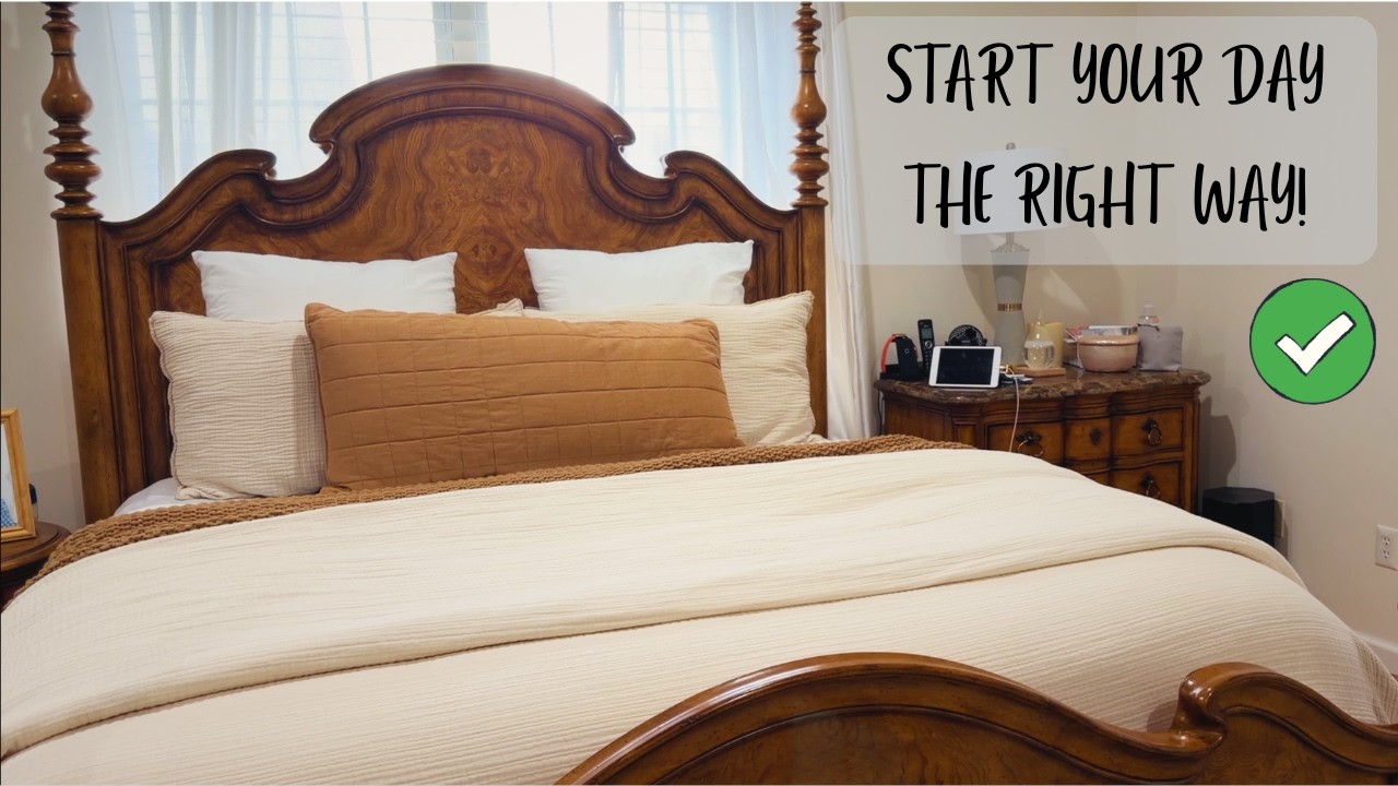Making Your Bed in the Morning - Why It's So Important (Cleaning Motivation)
