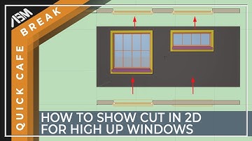 How to show window cut in wall for high windows in ARCHICAD
