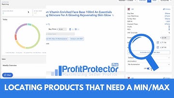 Locating Items That Need A Minimum/Maximum Price -  Get Your Items Repricing On Amazon