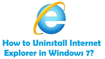 How to Uninstall/Remove Internet Explorer in Windows 7 - 100% Working Method