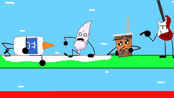 BFDI Mini The Floor is Lava: Get Glued