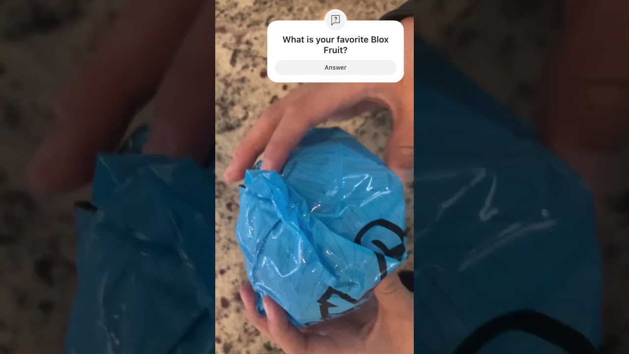 Opening Blox Fruit mystery plushie! 