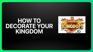How To Decorate Your Kingdom In Cookie Run Kingdom 2025! Tutorial