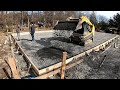 Site work and forming a monolithic slab for my new 40x60 garage