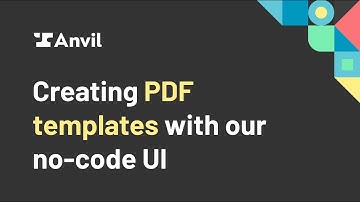 Creating PDF templates with our no code UI Demo