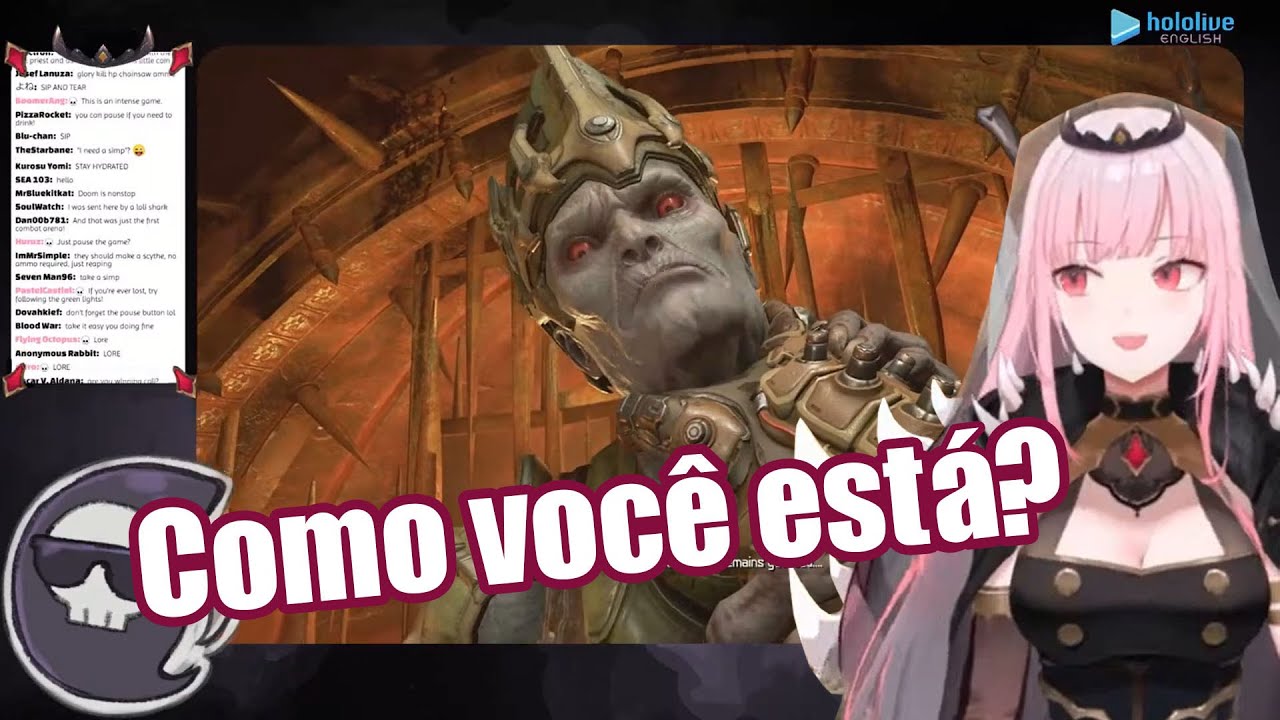 Calli matando vários demônios em DOOM Eternal | Legendado PT/BR