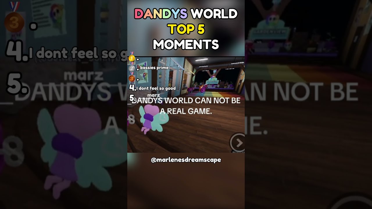 Top 5 Moments 63 Dandy S World Roblox Dandysworld Dandysworldroblox Dandysworldmeme
