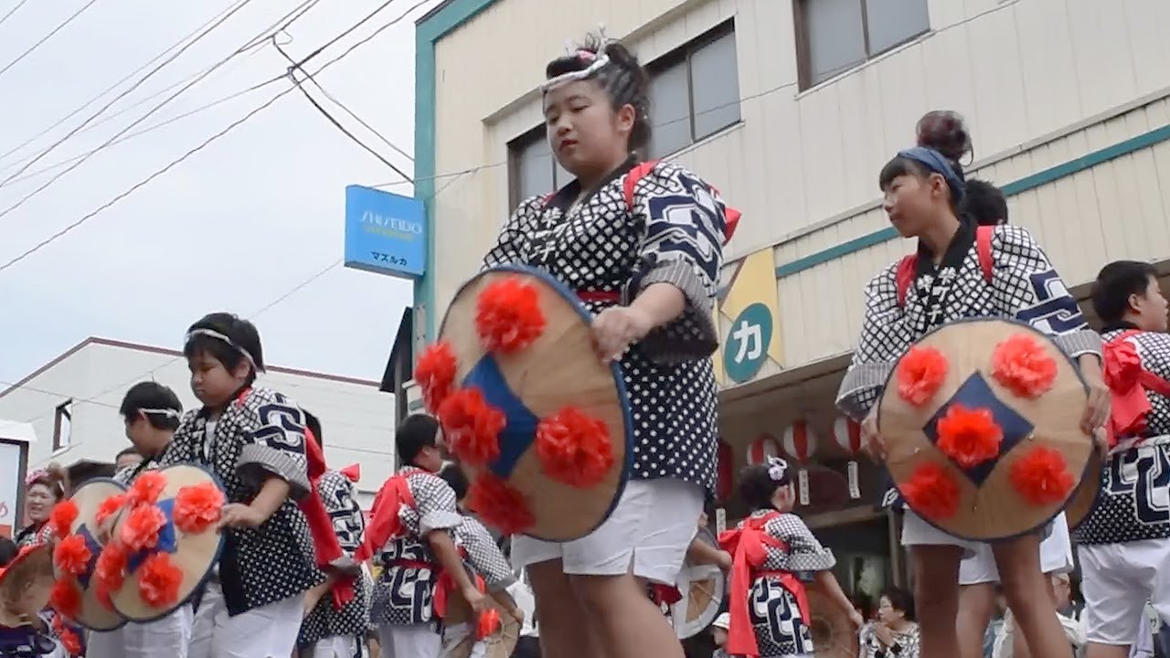 山形 尾花沢で花笠踊り大パレード Youtube