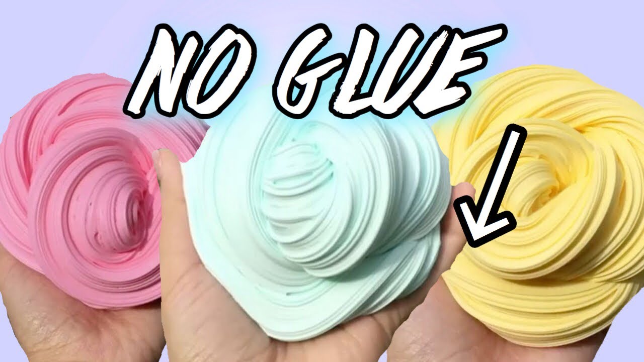 NO GLUE FLUFFY SLIME How to make the BEST slime WITHOUT GLUE