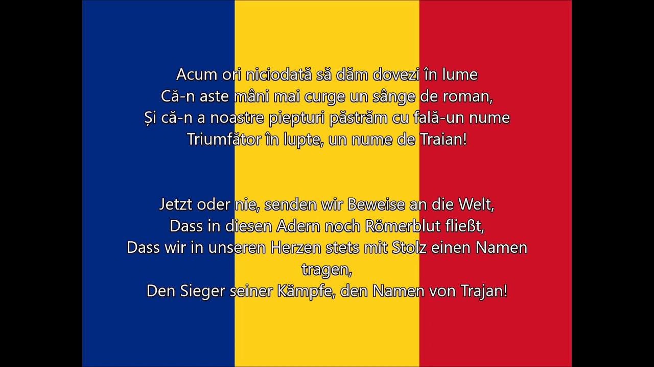 Die Rumänische Nationalhymne Lyrics in Deutscher Übersetzung YouTube