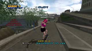 Tony Hawk's Pro Skater 4 - Alcatraz - Manual the Switchbacks