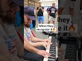 Energic Piano Duet Shocks The Passengers in Train Station