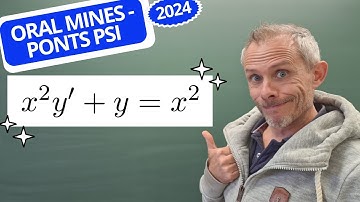 Intégrales impropres et ED : exo sympa (L2/spé)