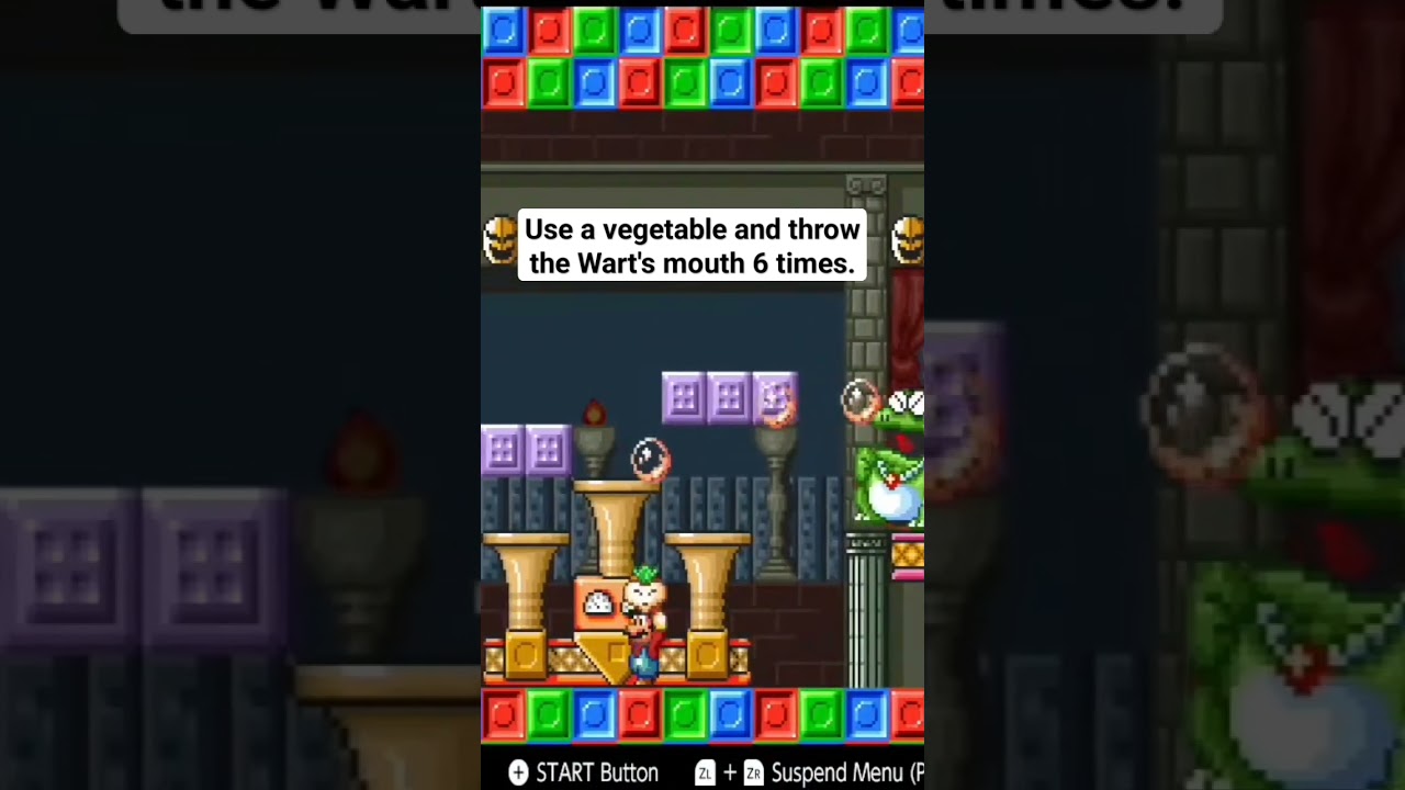 How To Defeat Wart From Super Mario Bros. 2? 