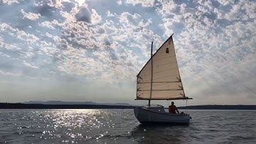 Maiden Voyage for True Blue (SCAMP sailboat) after 4 Years of Work :D