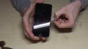 iPhone SE2 (2020): How to insert the nano SIM card?