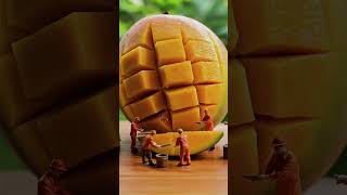 The Secret Mango Juice Factory:#YumTots #MiniatureFactory #MangoJuice #SatisfyingVideo #TinyWorld #F