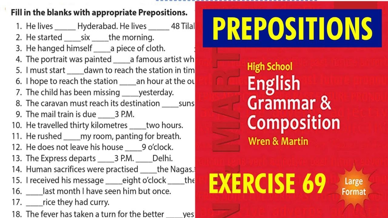 wren-and-martin-english-grammar-exercise-69-solution-preposition