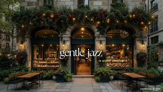 Winter Morning with Piano Jazz Music Background - Gentle Jazz of Outdoor Cafe for Positive Mood
