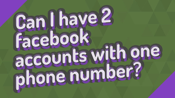 2 facebook accounts mit gleicher telefonnummer