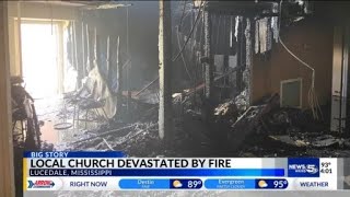 Local church devastated by fire @WKRGNews