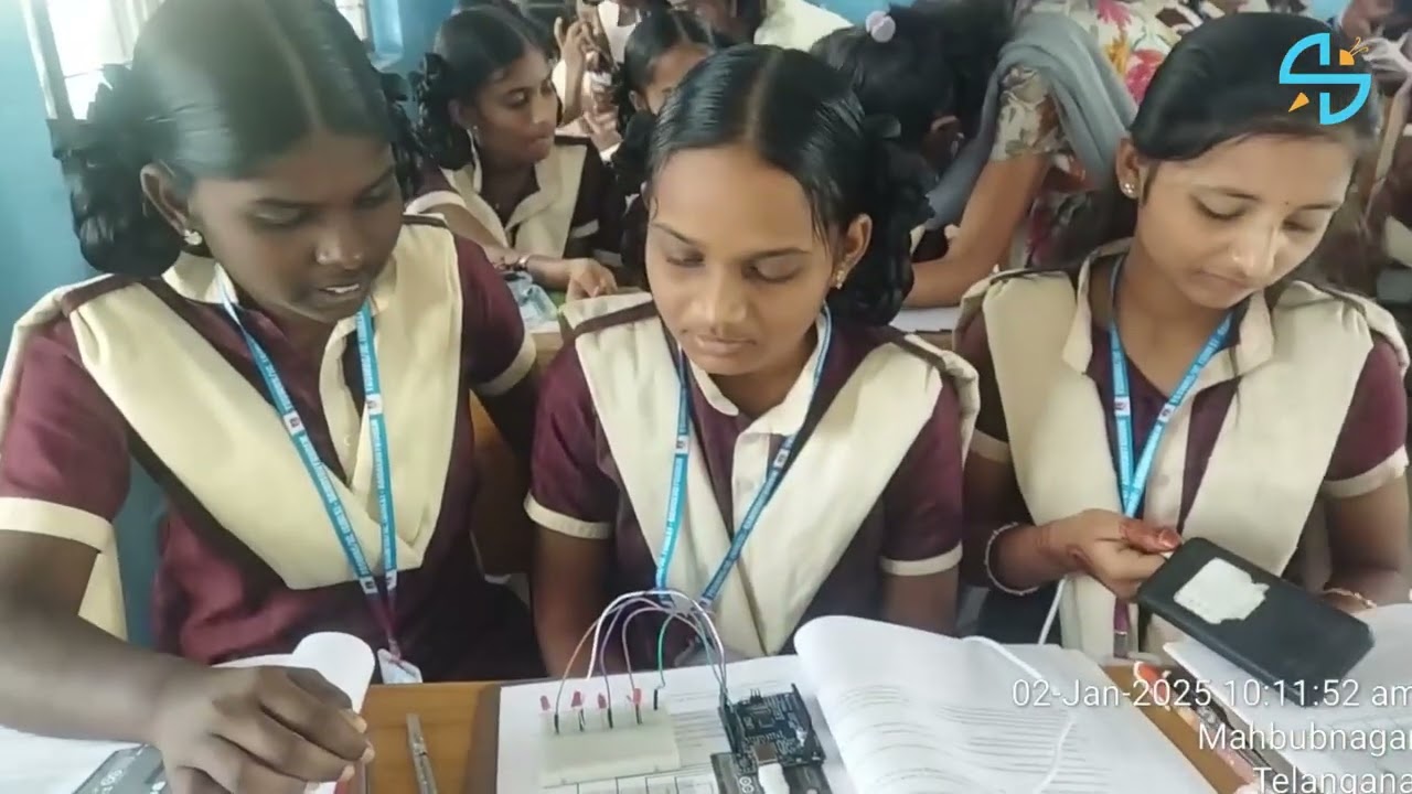 Robotics Workshop @ Telangana Social Welfare Residential School Girls, Ramreddy Gudem, Mahabubnagar