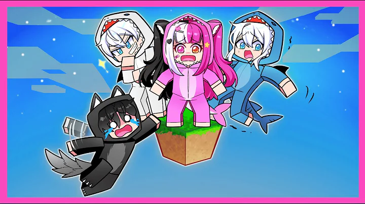 We're STUCK On ONE BLOCK in Minecraft...