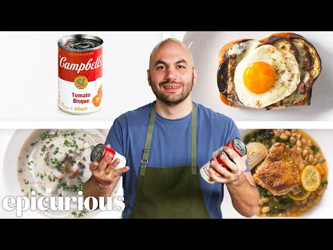 Pro Chef Turns Canned Soup Into 3 Meals For Under $9 | The Smart Cook | Epicurious