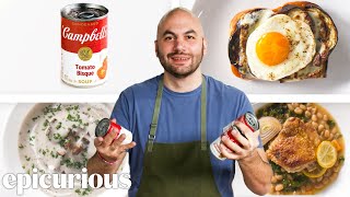 Pro Chef Turns Canned Soup Into 3 Meals For Under $9 | The Smart Cook | Epicurious screenshot 5