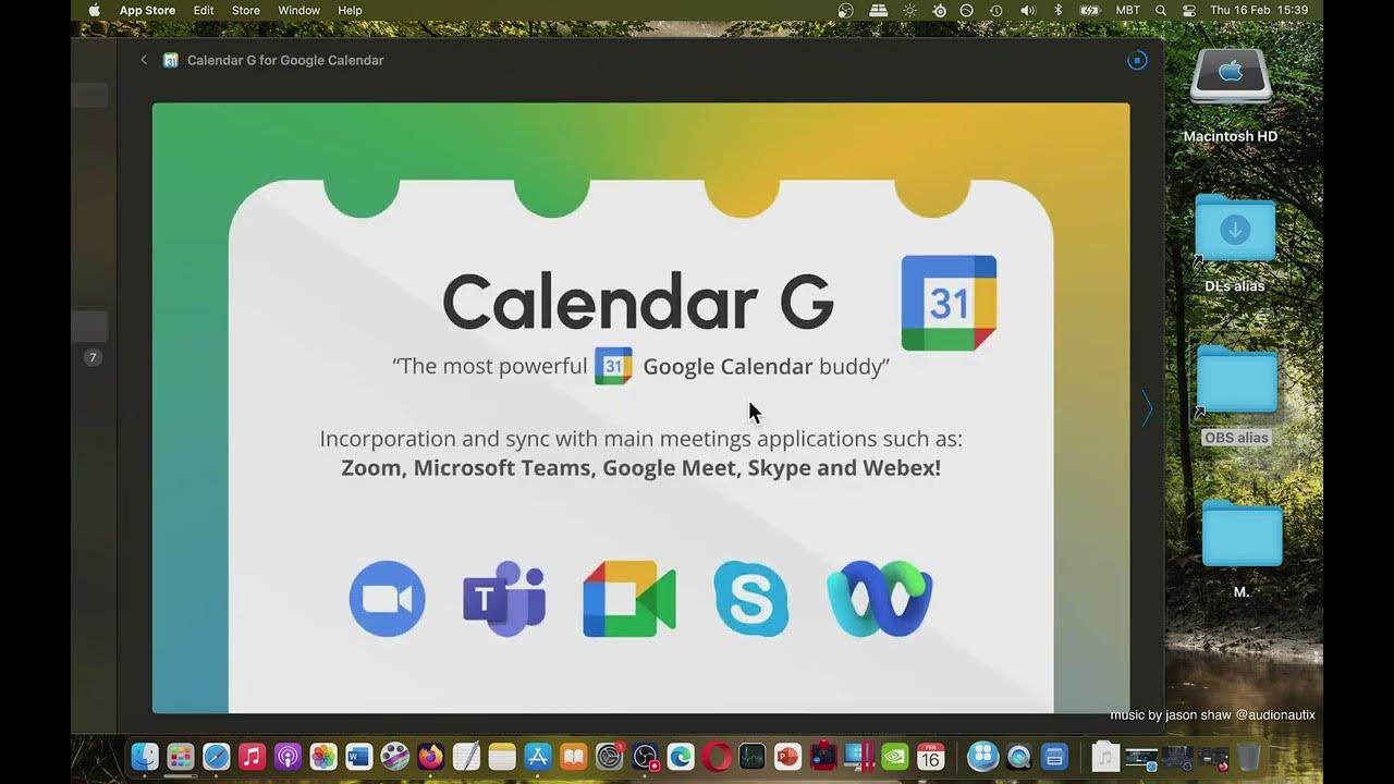 [MAC OS] Calendar G for Google Calendar Mac App Store (Basic Overview