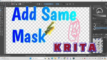 KRITA. How To Copy And Add The Same Filter Mask To Another Layer | Let`s Do Tech | Krita Tutorials