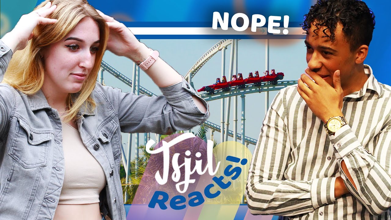 IN DEZE ACHTBANEN DURF JIJ NIET! 🎢 // Tsjil Reacts!