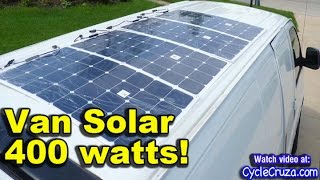 400 watt Solar System Install in Bug Out Van | Part 5