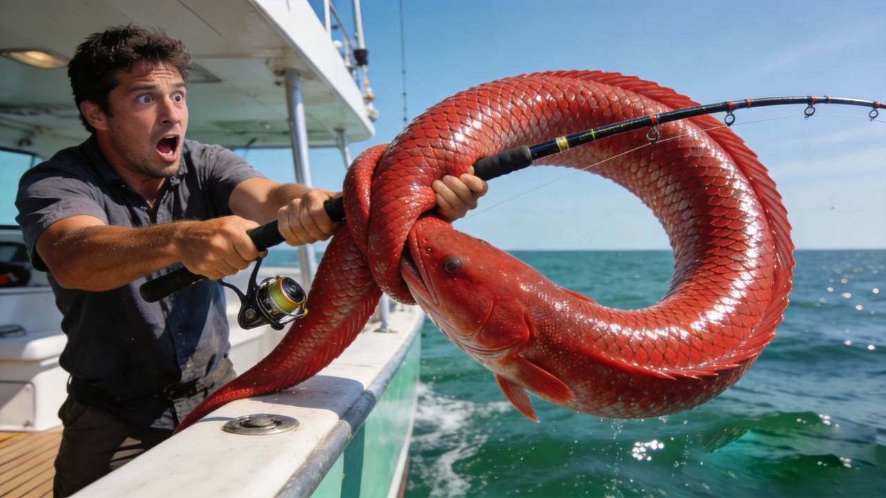 《钓鱼赶海：》阿平赶海抓到了一条金红色的海鳗鱼，还遇到了好多被搁浅小海货 #赶海  #搞笑 #大魚 #熱門 #海钓