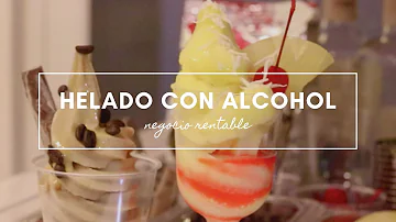 ¿Se puede echar alcohol en el helado?