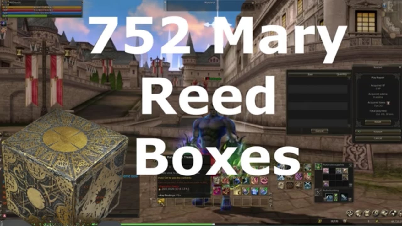 752 Mary Reed Boxes - YouTube