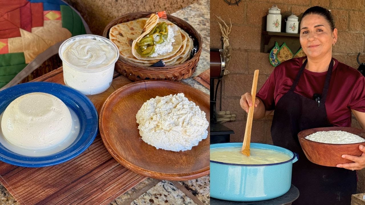 Requesón, Cuajada y Mantequilla de Requesón - Receta Tradicional - La Herencia de las Viudas