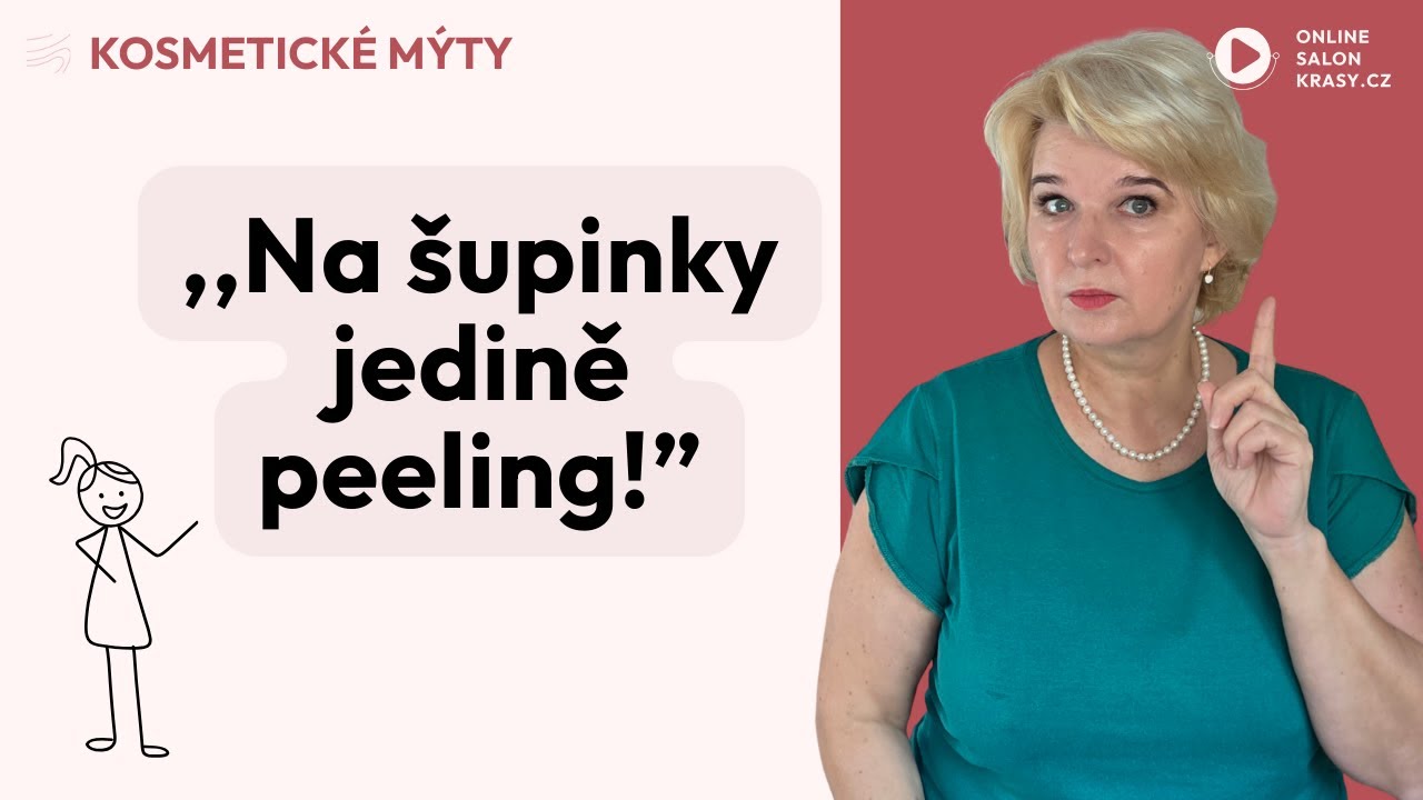 Šupinky na pleti? Peeling je častá chyba
