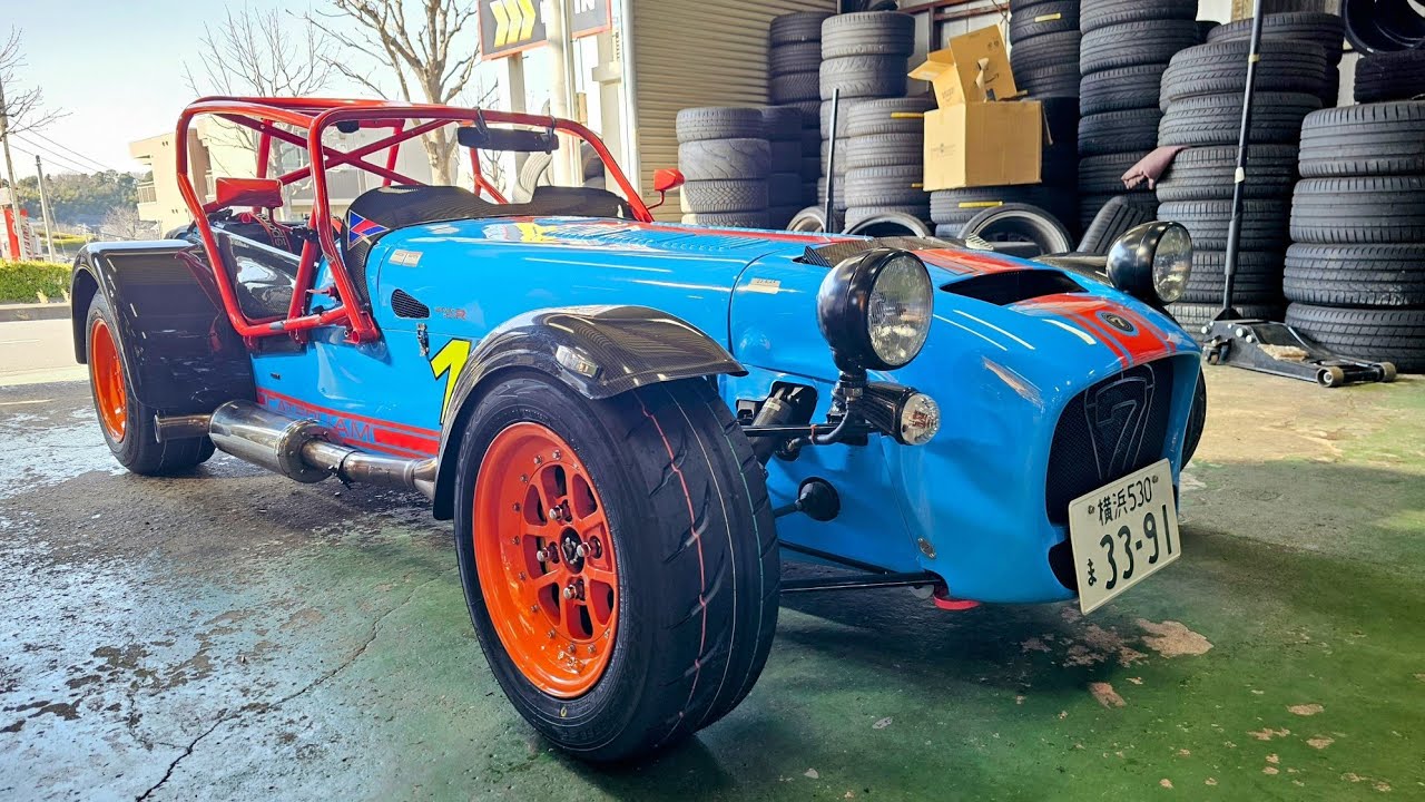 【スーパーセブン】TOYOタイヤ R888R/R13 2秒8でした【ケーターハム】サーキットエクスペリエンス 筑波サーキット - YouTube