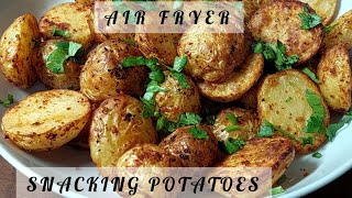 Air fryer baby potatoes | delicious snacking potatoes recipe | simple few ingredients perfect
