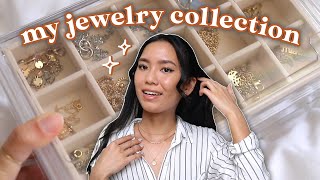 my jewelry collection (minimal, dainty, sensitive skin) ✨ how i organize my jewelry