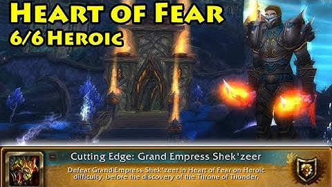 My FIRST Full Clear HEROIC Heart of Fear Raid | Rogue Mists of Pandaria