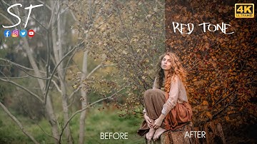 dark red tone and best color grading ..photoshop and camera raw